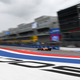 A photo of Lando Norris racing his orange McLaren at the 2021 Russian Grand Prix.